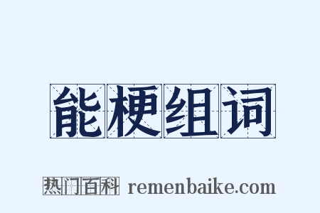 能梗组词是什么意思的图片